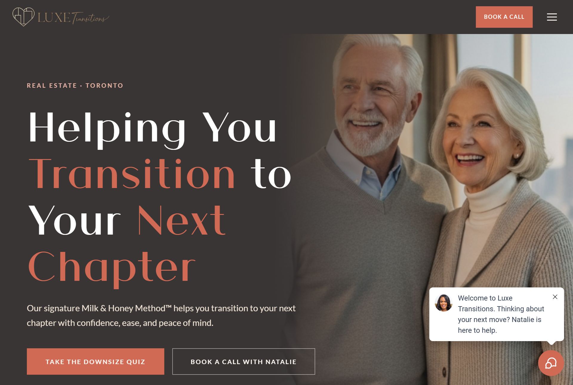 Luxe Transitions website